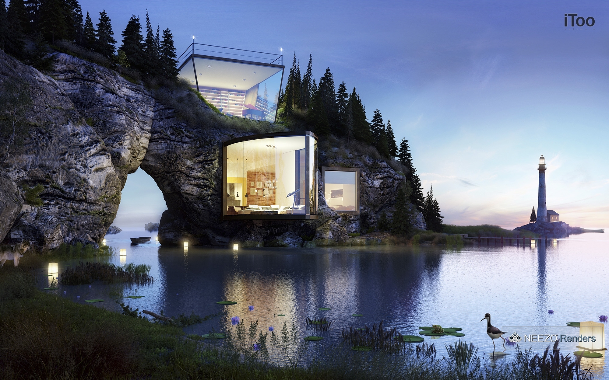 Gallery - Cliff House by Neezo Renders