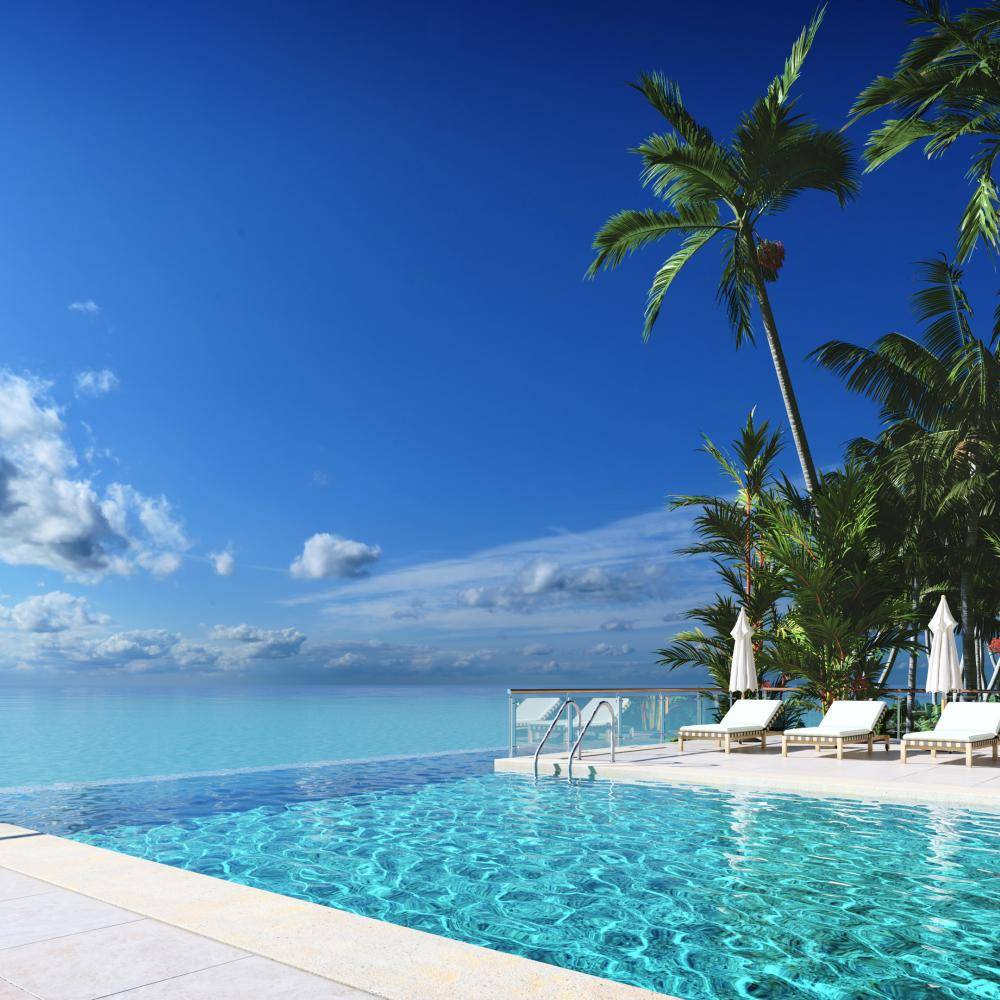 Luxury Hotel Pool Deck