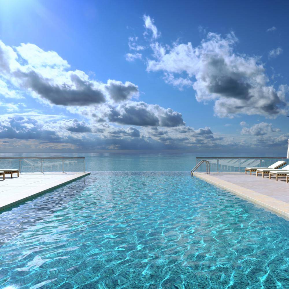 Luxury Hotel Pool Deck