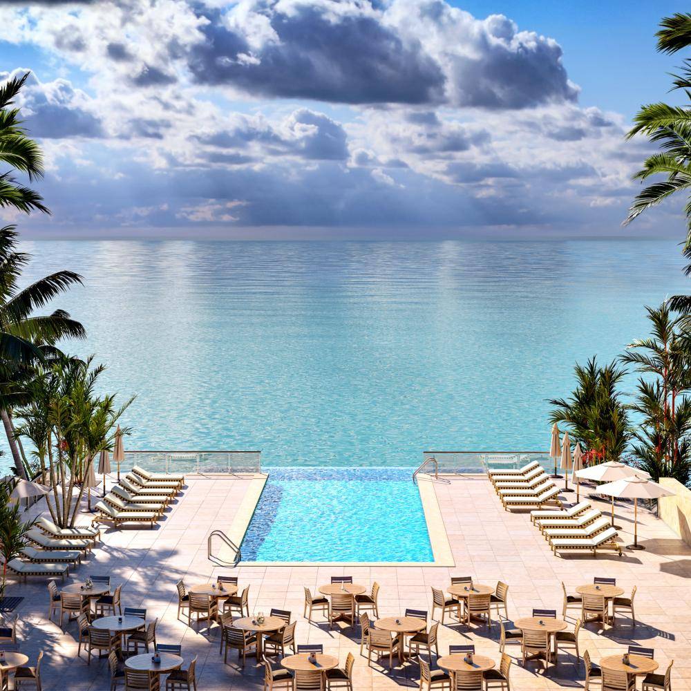 Luxury Hotel Pool Deck