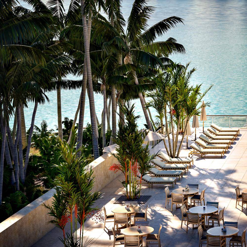 Luxury Hotel Pool Deck