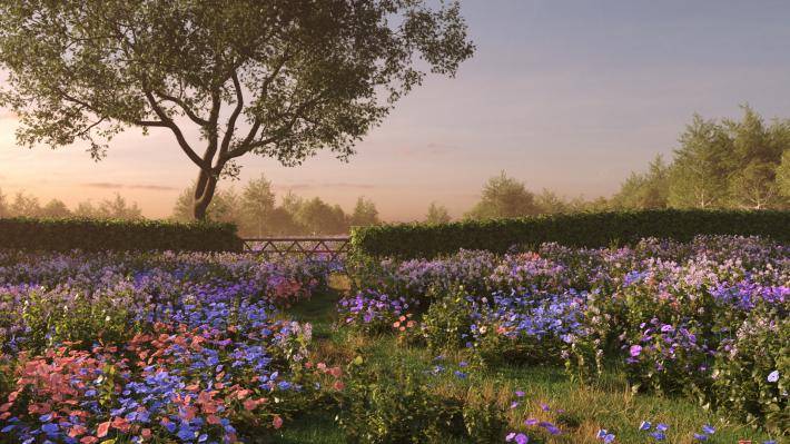 Bushes and Flowers Volumen 3 - Imagen renderizada 11