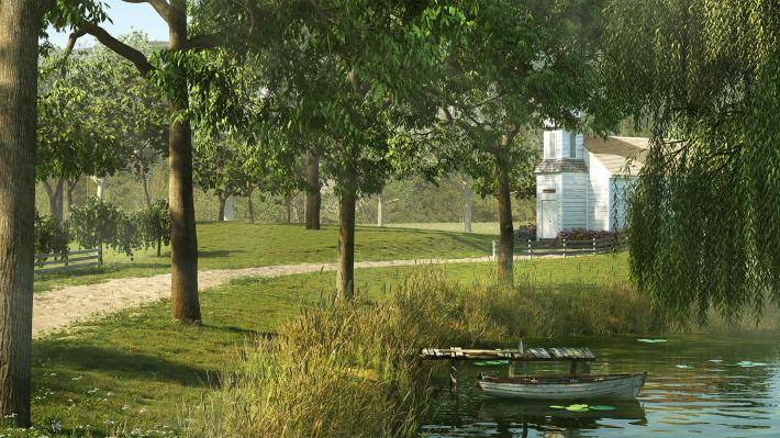 Европейские общие деревья Том 1 - Рендерированное изображение 1