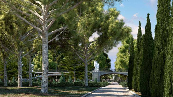 Mediterranean Pine Trees Volumen 1 - Imagen renderizada 1