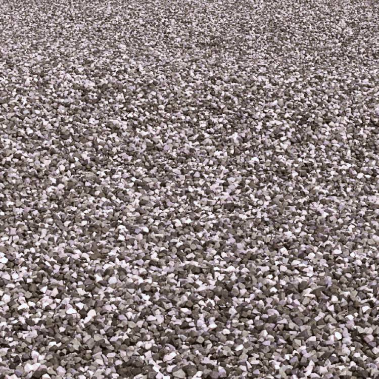 10mm Black Ice Gravel - Large Area - Image rendue 1