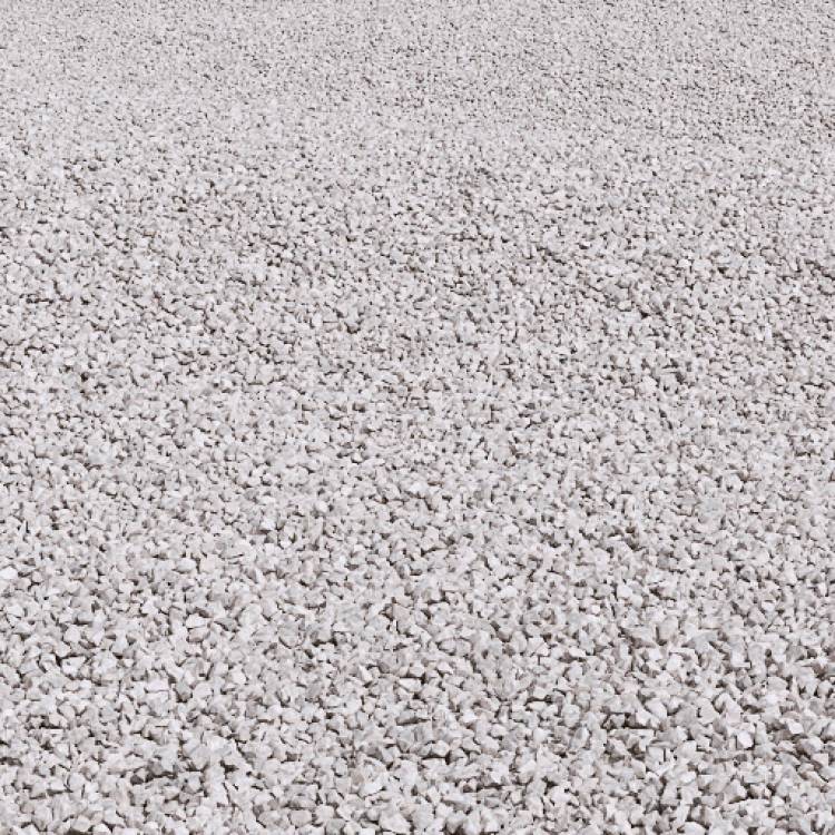 10mm Limestone Gravel White - Large Area - Рендерированное изображение 1