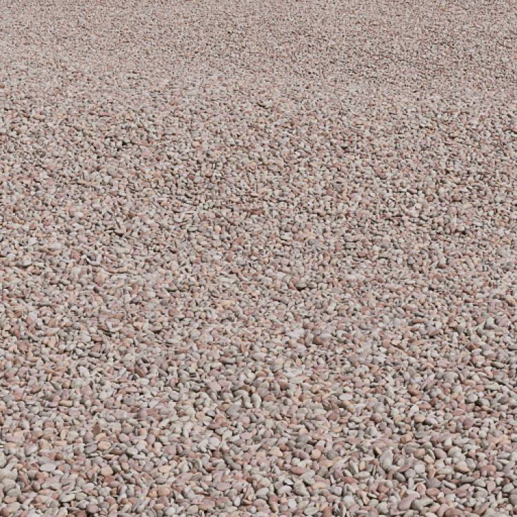 10mm Pastel Pea Gravel - Large Area - Image rendue 1