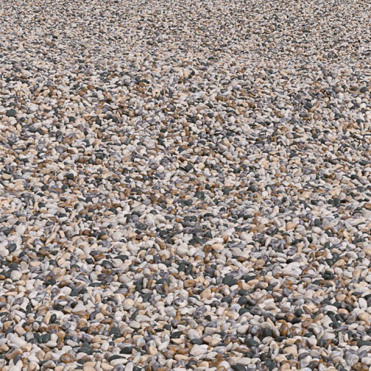 20mm Oyster Gravel - Large Area - Image rendue 1