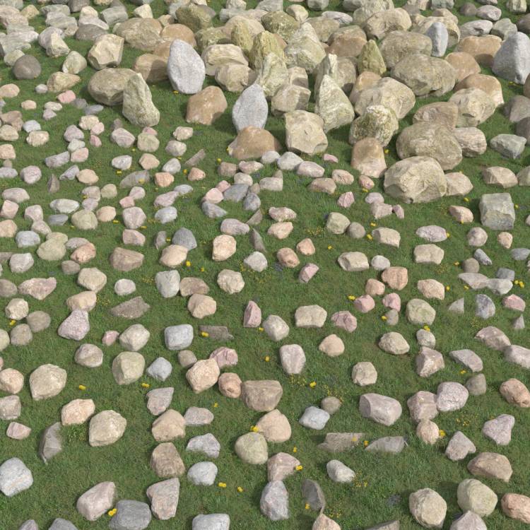 Clustered By Size - Imagen renderizada 1