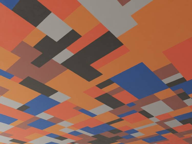 False Ceiling Color Pattern 2 - Rendered Image 1