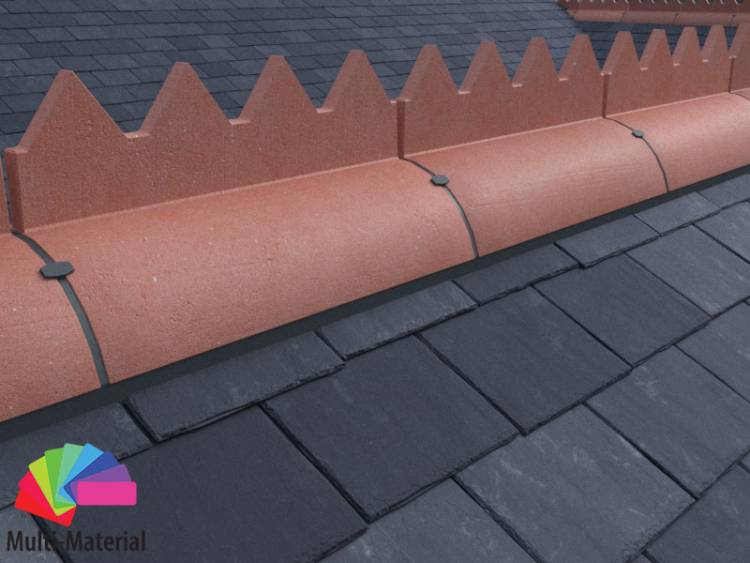 Decorative Ridge 1 - Rendered Image 1