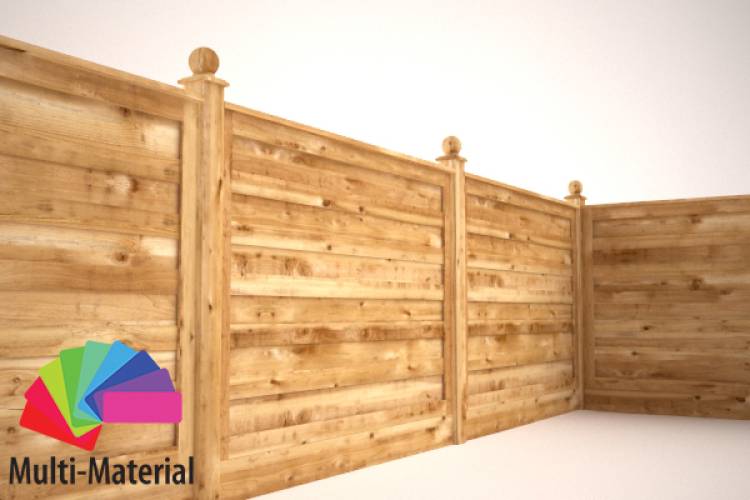 Alternate Thickness Panels - Horizontal - 1.2M - Image rendue 1