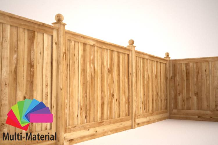 Alternate Thickness Panels - Vertical - 1.2M - Rendered Image 1