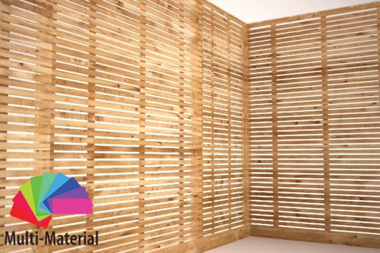 Boundary Fence Continuous Venetian - 2.8M - Rendered Image 1