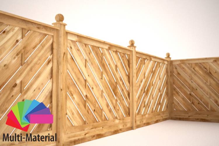 Hit and Miss Diagonal - 1.2M - Imagen renderizada 1