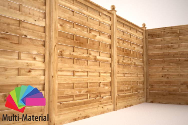 Hit and Miss Horizontal - 1.8M - Image rendue 1