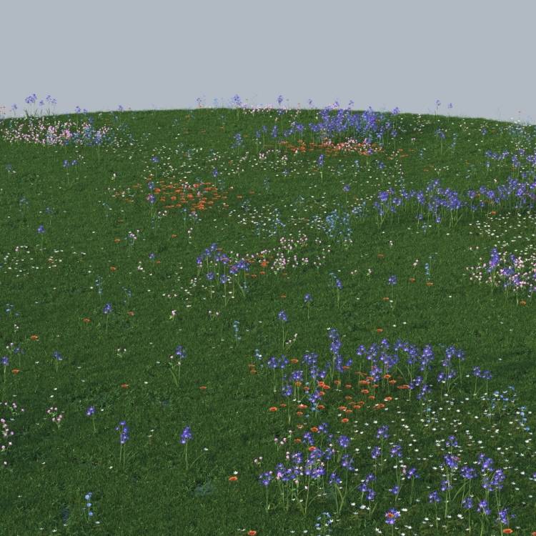 FP Preset "Colorful Meadow" - Imagen renderizada 1