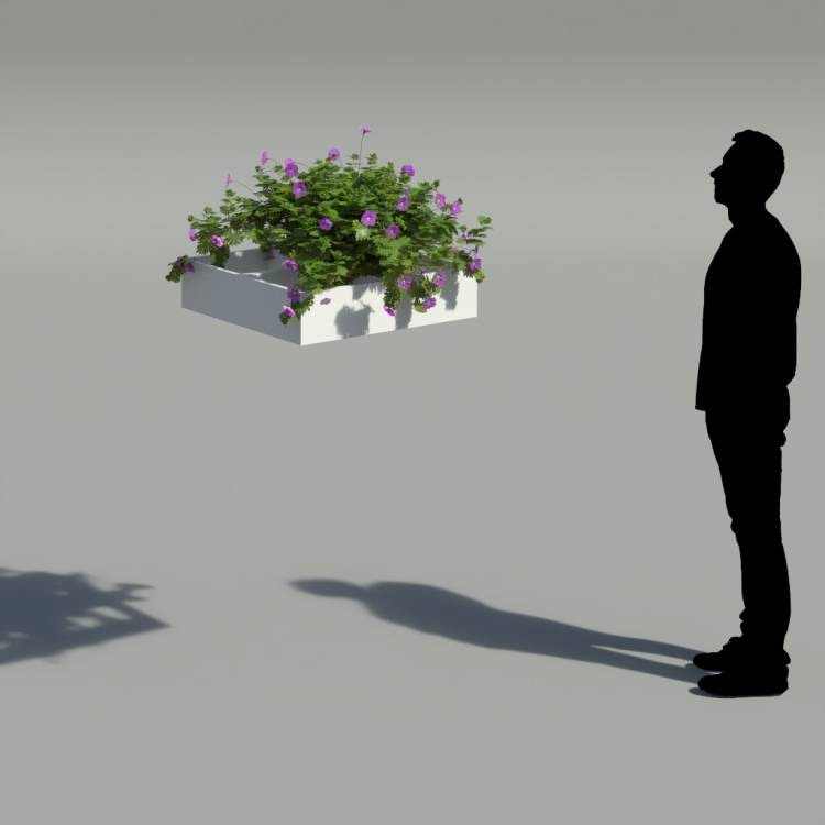 Bloody Crane's-bil Pergola Small 2 - Рендерированное изображение 2