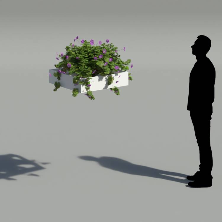 Bloody Crane's-bil Pergola Small 5 - Imagen renderizada 2