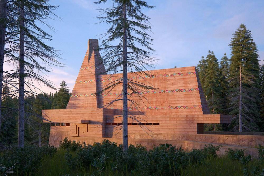 Frank Lloyd Wright - Using RailClone to create his unbuilt masterpieces