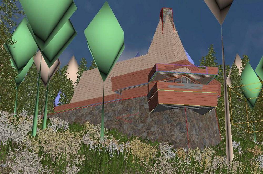 Frank Lloyd Wright - Using RailClone to create his unbuilt masterpieces