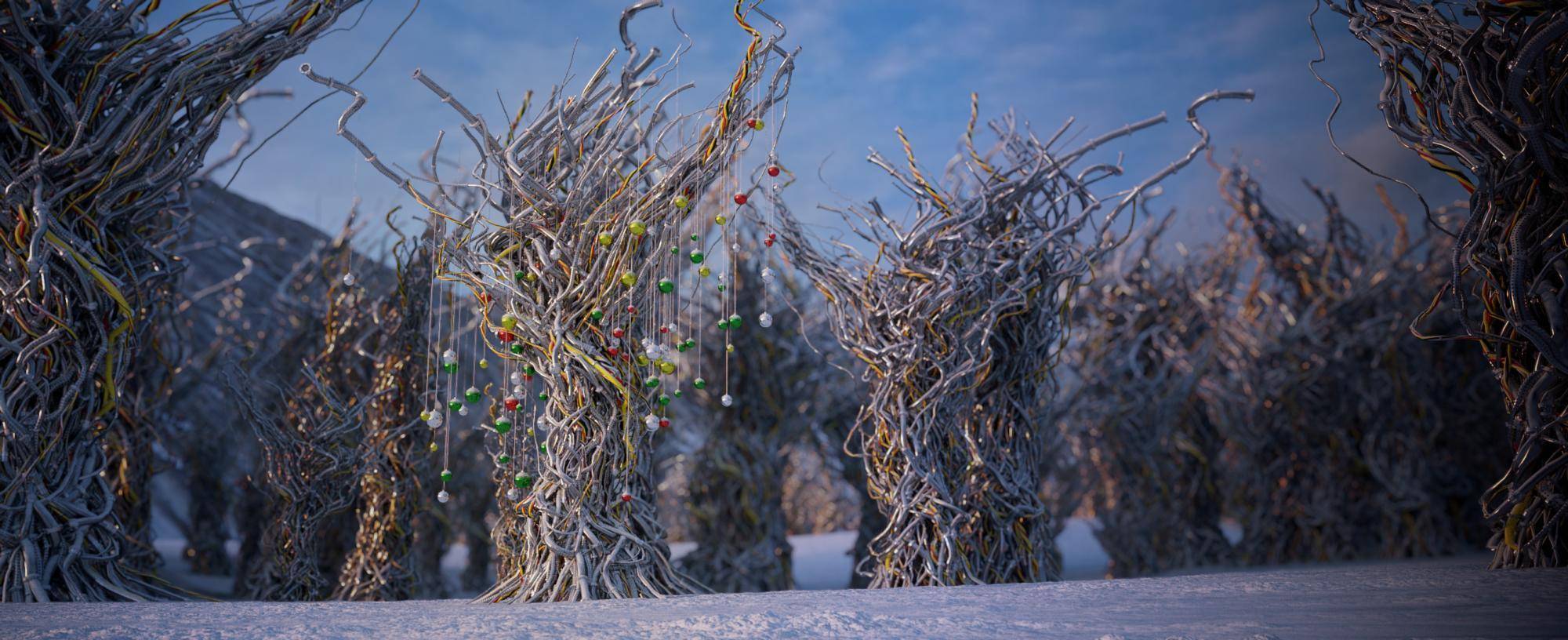 Creating a RailClone Xmas Tree