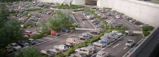 Parking Cars with Forest Pack