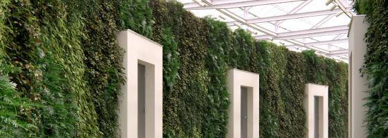 Scattering on Vertical Surfaces with Forest Pack Pro