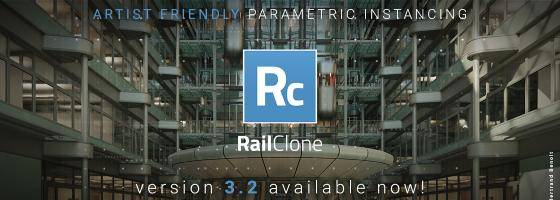 RailClone 3.2 and 3.3