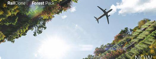 Forest Pack and RailClone compatible with 3ds Max 2024