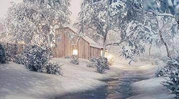 New Tutorial: How to model a procedural winter landscape in 3 steps