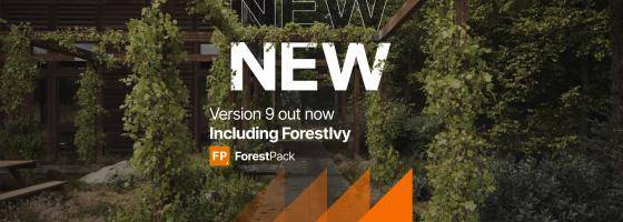 ForestPack 9 ya está disponible con ForestIvy y muchas mejoras esenciales en el flujo de trabajo