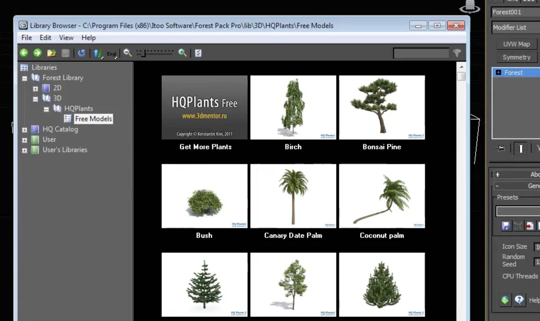 Library Browser & HQ Catalog