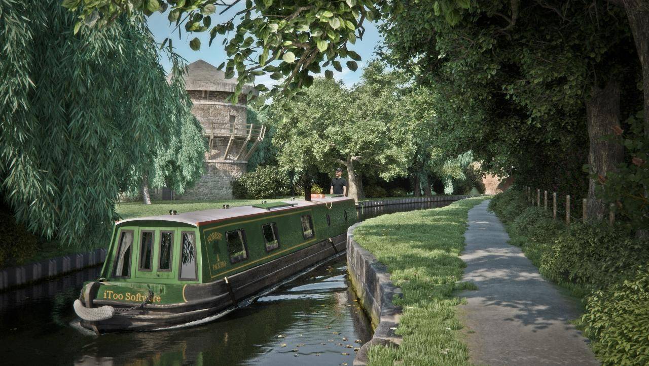 Tree-Lined Canal