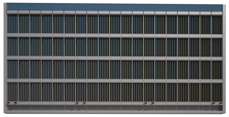 Create a curtain wall building-finished facade.png