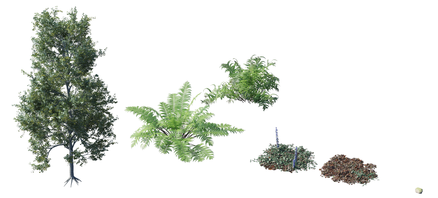Randomising Procedural Objects-plant objects.png