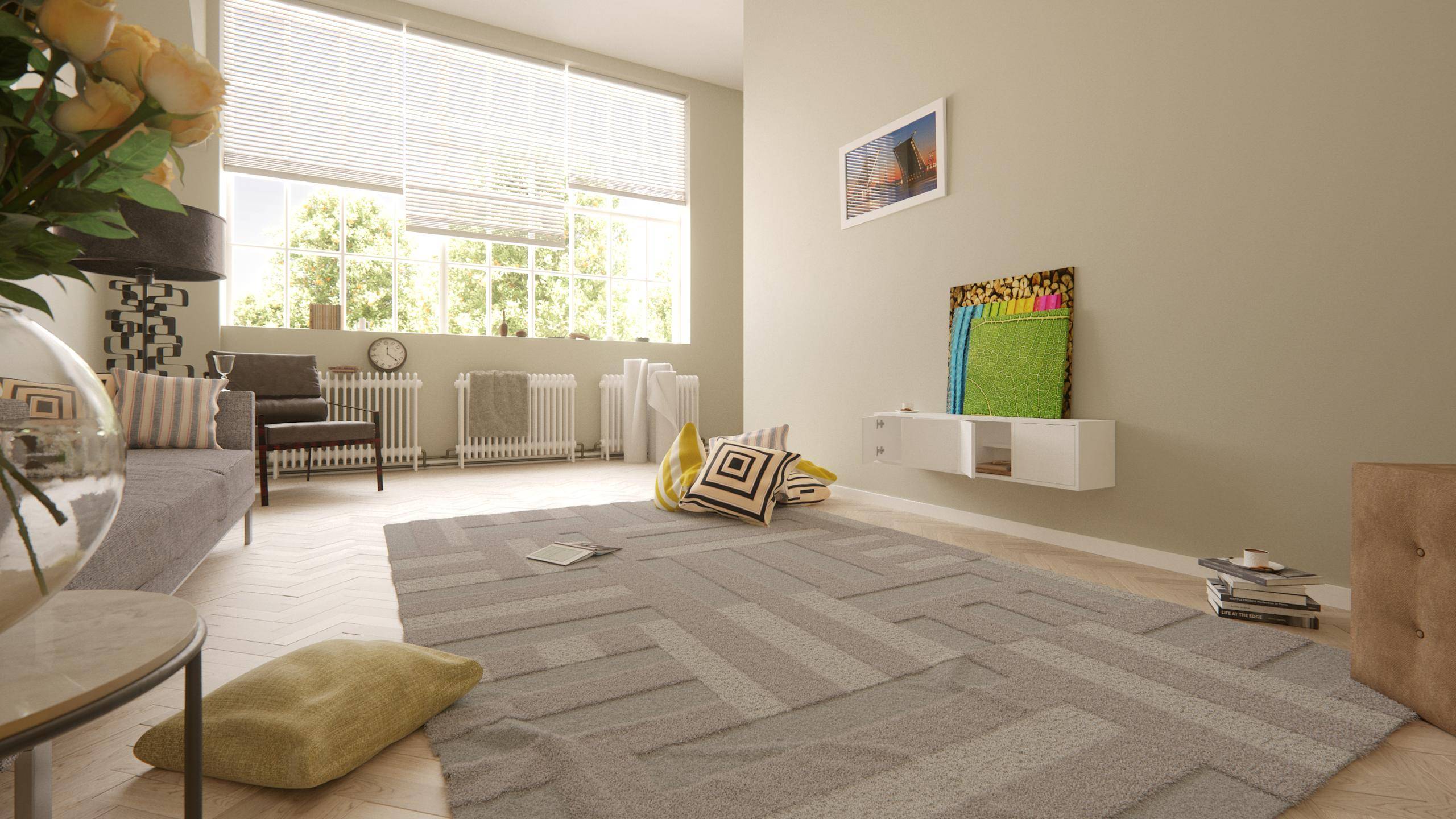 Creating Parquet Floors and Rugs for Interior Visualisations