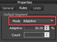 RailClone Gradient Probability - adaptiveMode