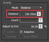Picket Fence Distance settings