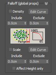 Falloff Settings