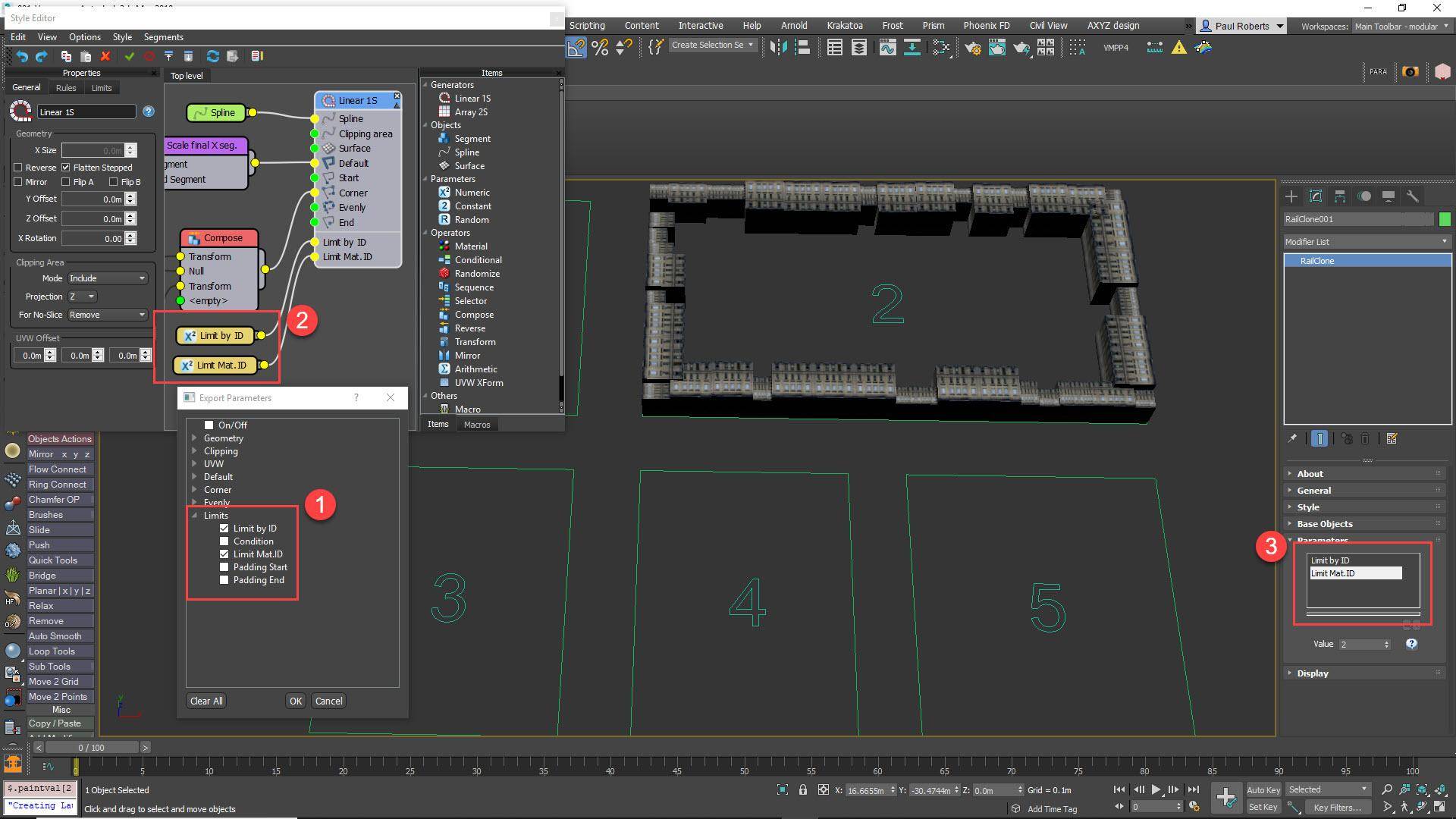 step 12 - Limit by Material ID