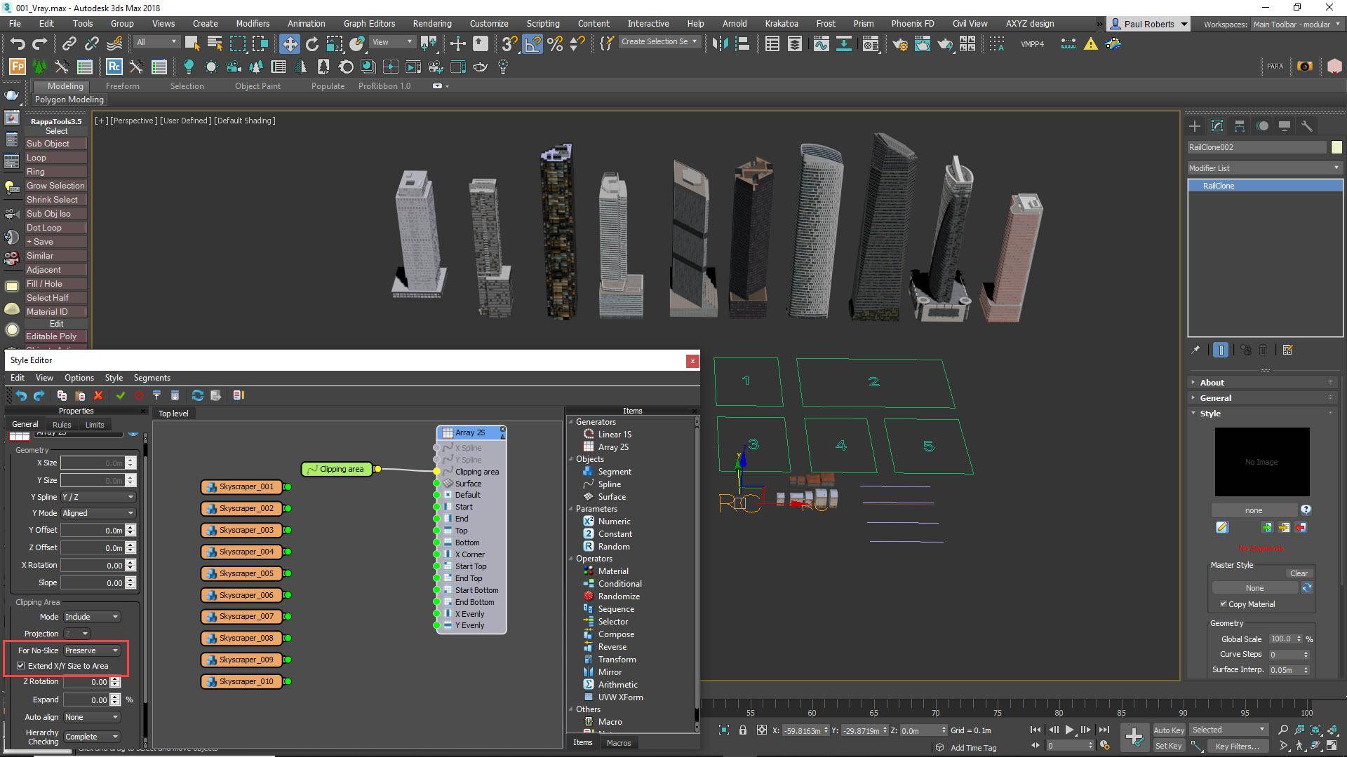 Step 14 - Setting up Skyscrapers