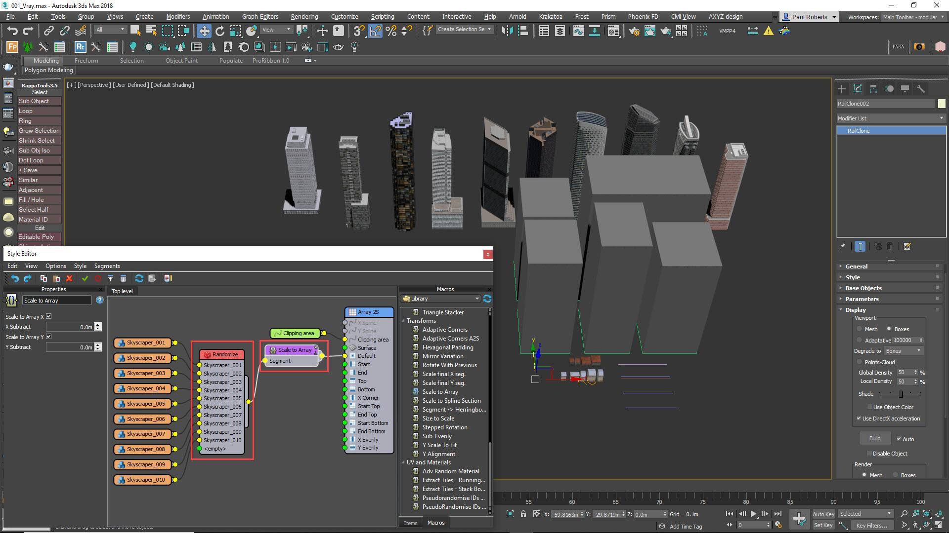 Step 15 - Fit the Skyscrapers to the Spline