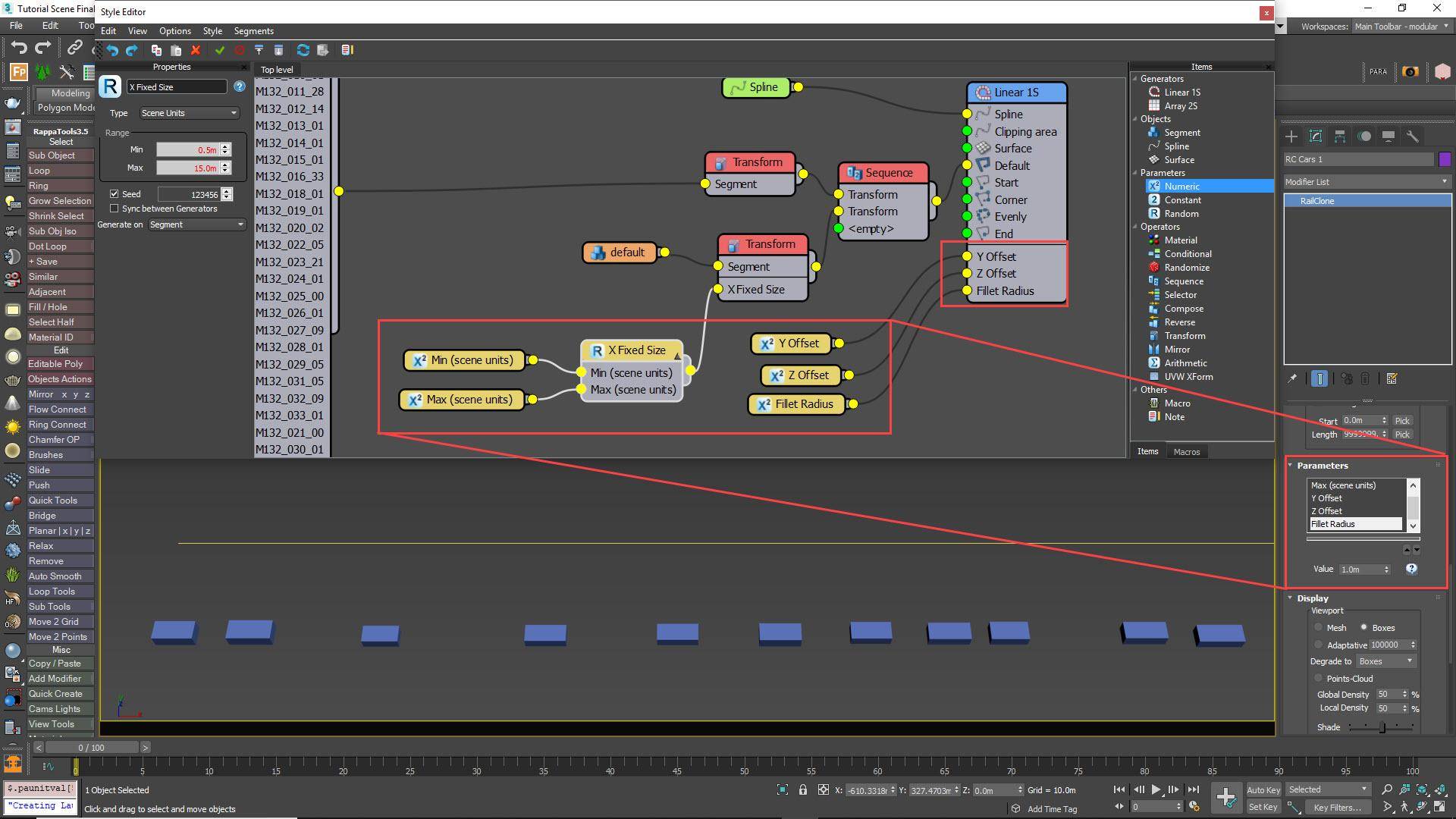 Step 23 - Export Parameters
