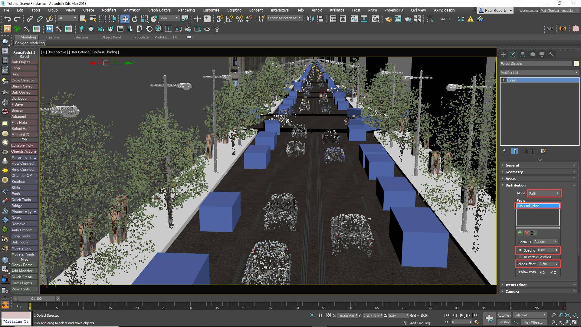 Step 25 - Adding Trees to the Streets