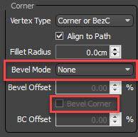 Bevel mode