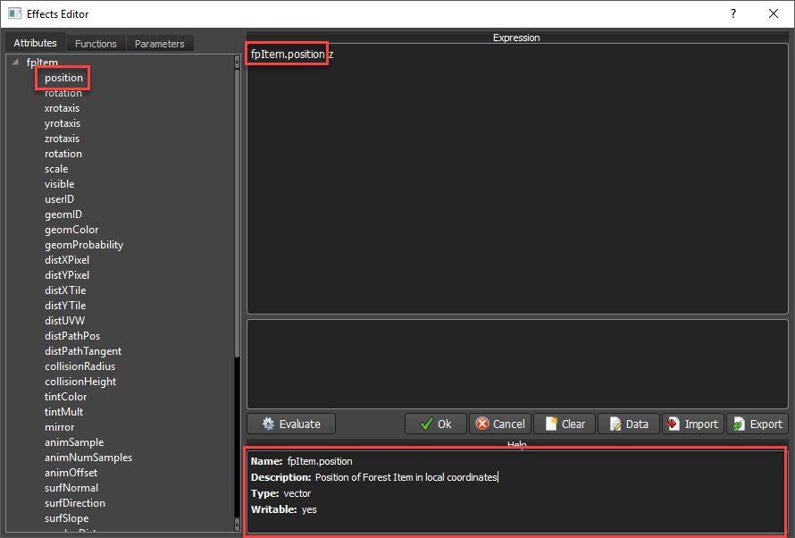 Effect Editor
