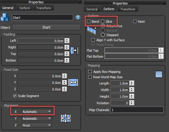 Segment Settings