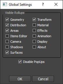 Global Settings Rollout