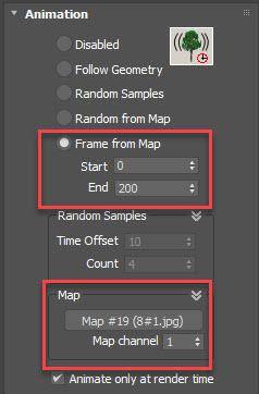 Frame from Map animation mode